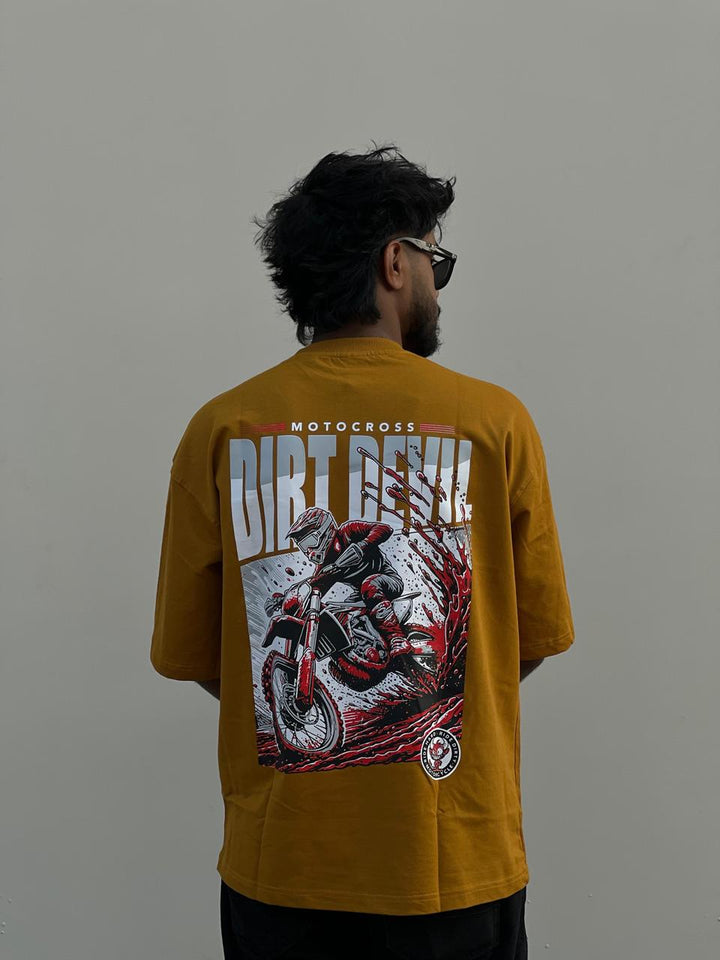 Motocross Dirt Devil Mustard Jude-Louis Signature