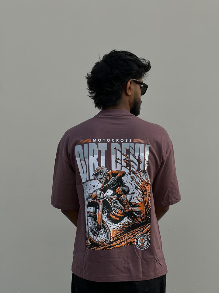 Lavender Dirt Devil Motocross Jude-Louis Signature