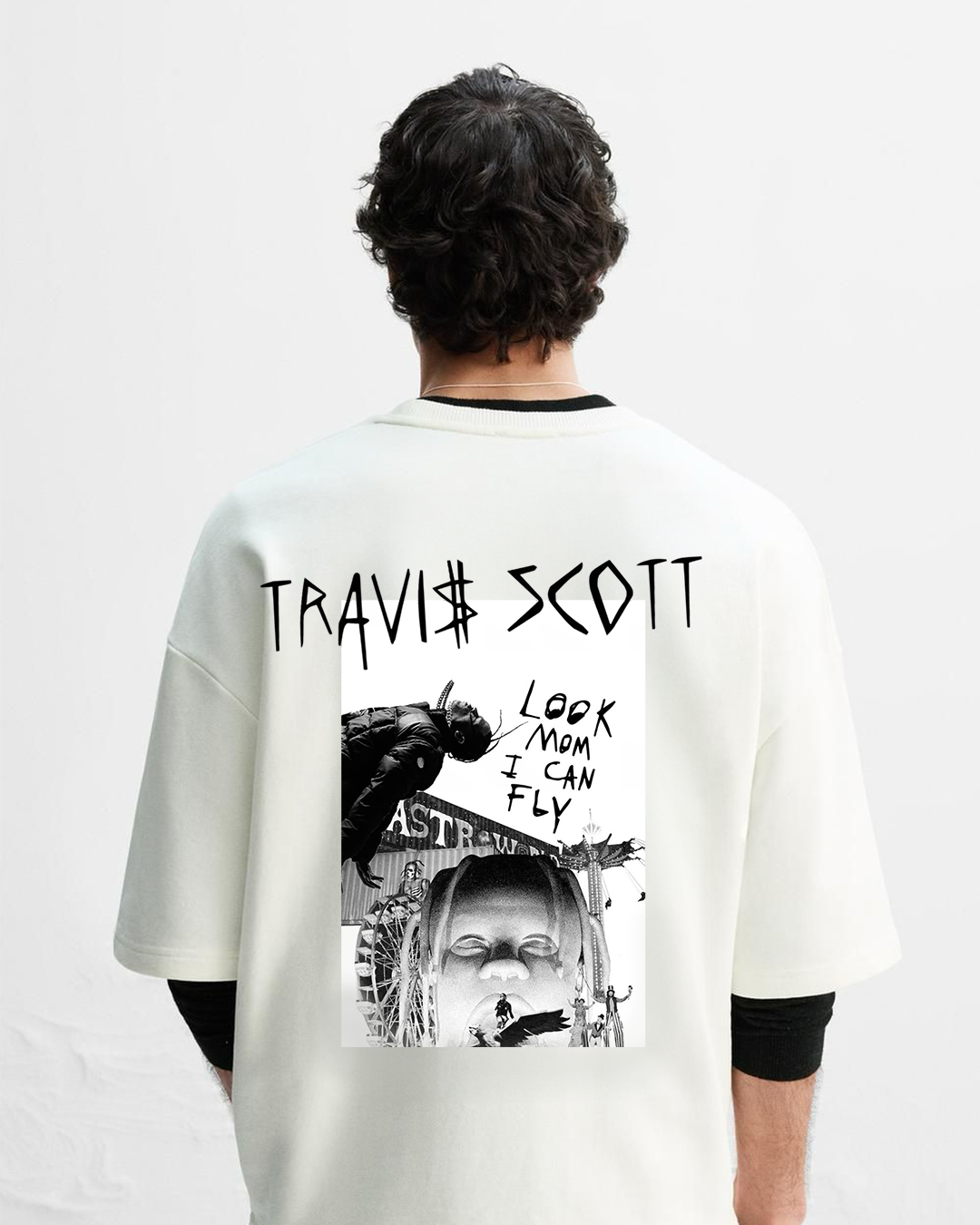 Travi$ Scott "Look Mom I Can Fly" Graphic Tee